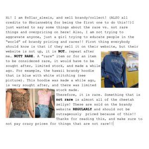 A Lesson in Brandy Melville: Rares vs Non-Rares